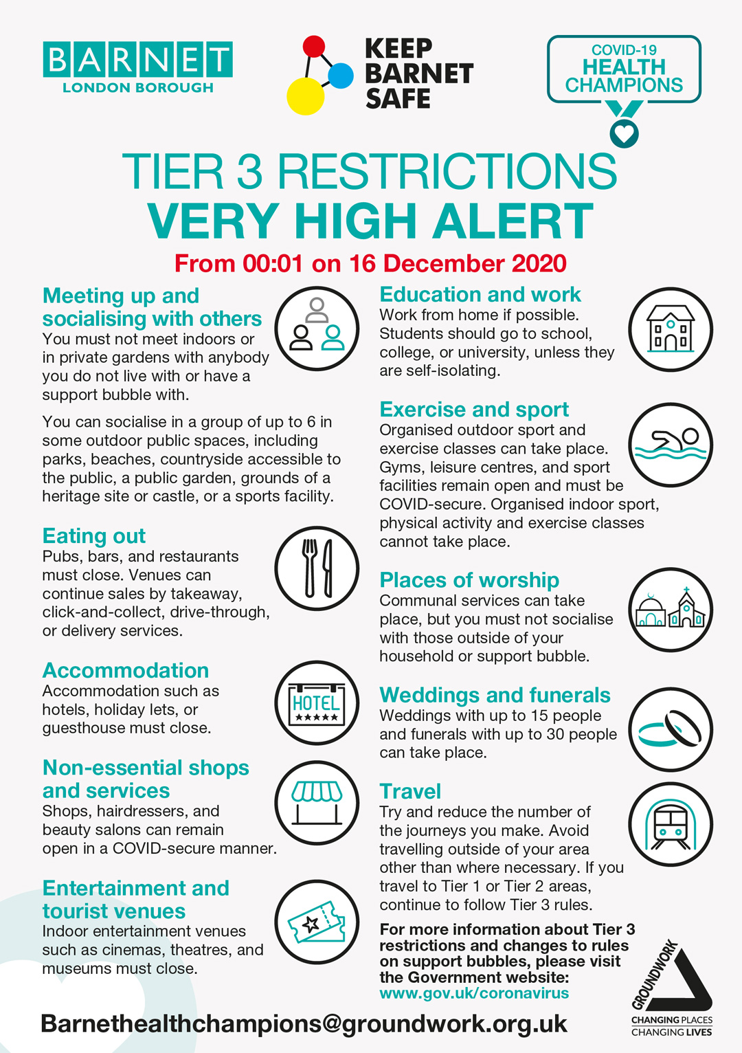 Tier 3 Restrictions Multi Faith Forum